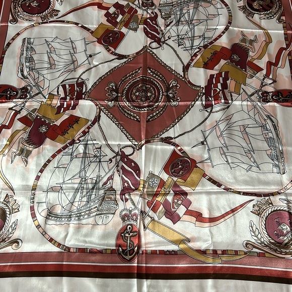 R-2241- Nautical Scarf Women's 100 % Polyester NWT - Picture 2 of 8